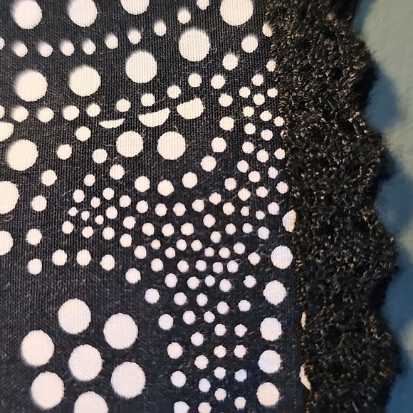 The Limited Black A-Line Mini Skirt Paisley Print. Limeted Stretch Size 4. - Picture 5 of 7